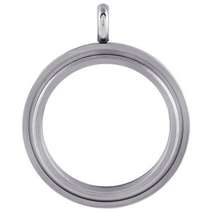 Large Silver Twist Living Locket Base Origami Owl